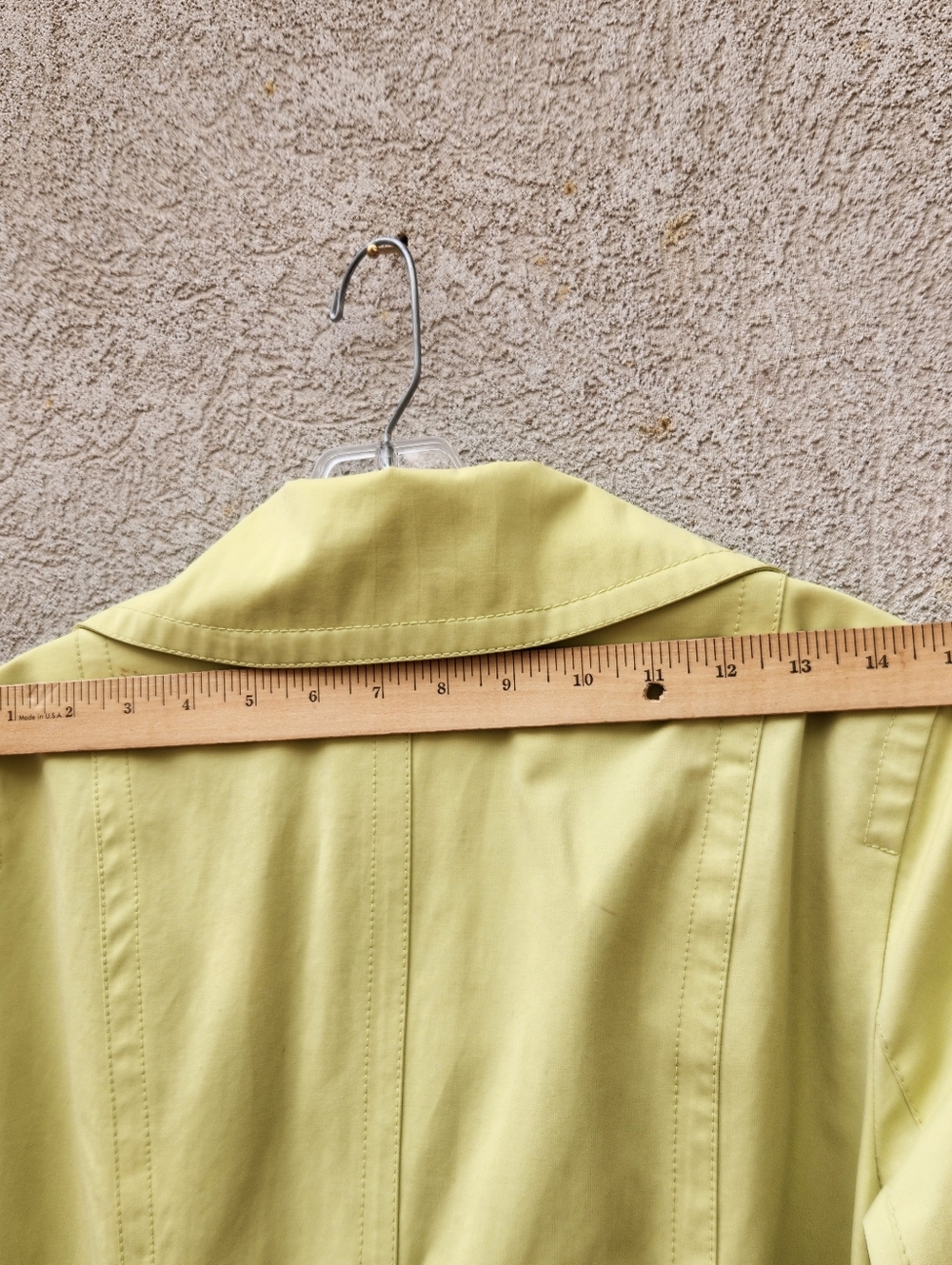MICHAEL KORS Women's Raincoat Extra Small Green Spring Jacket Lined - Picture 5 of 7